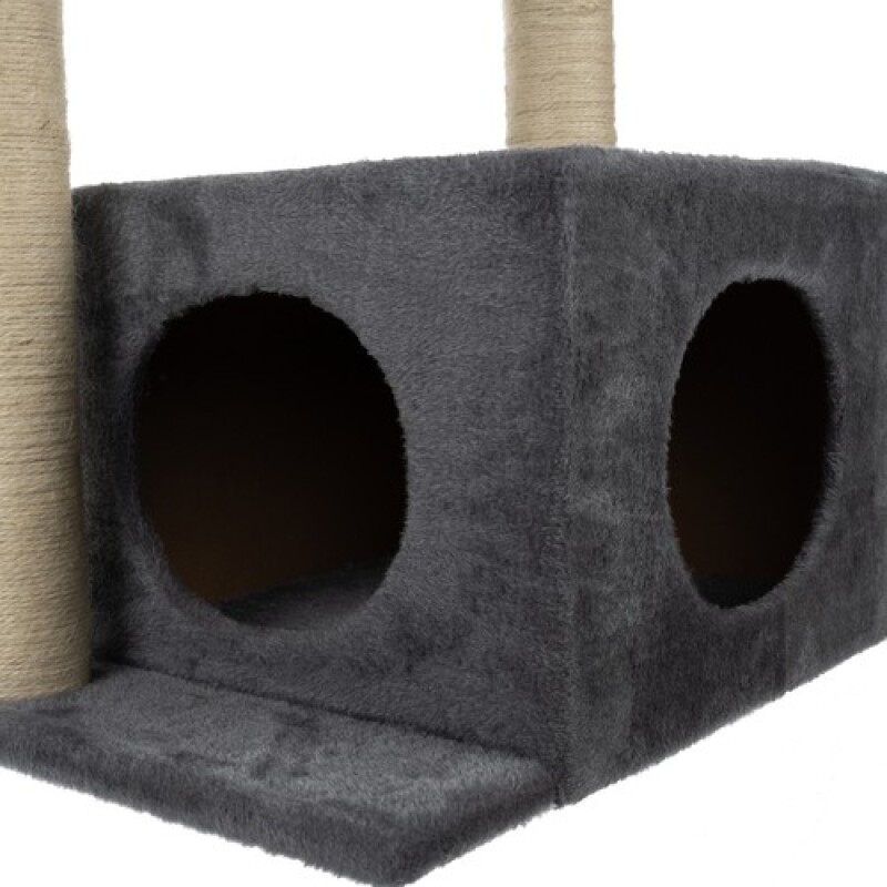 Cat House 71 cm, grey