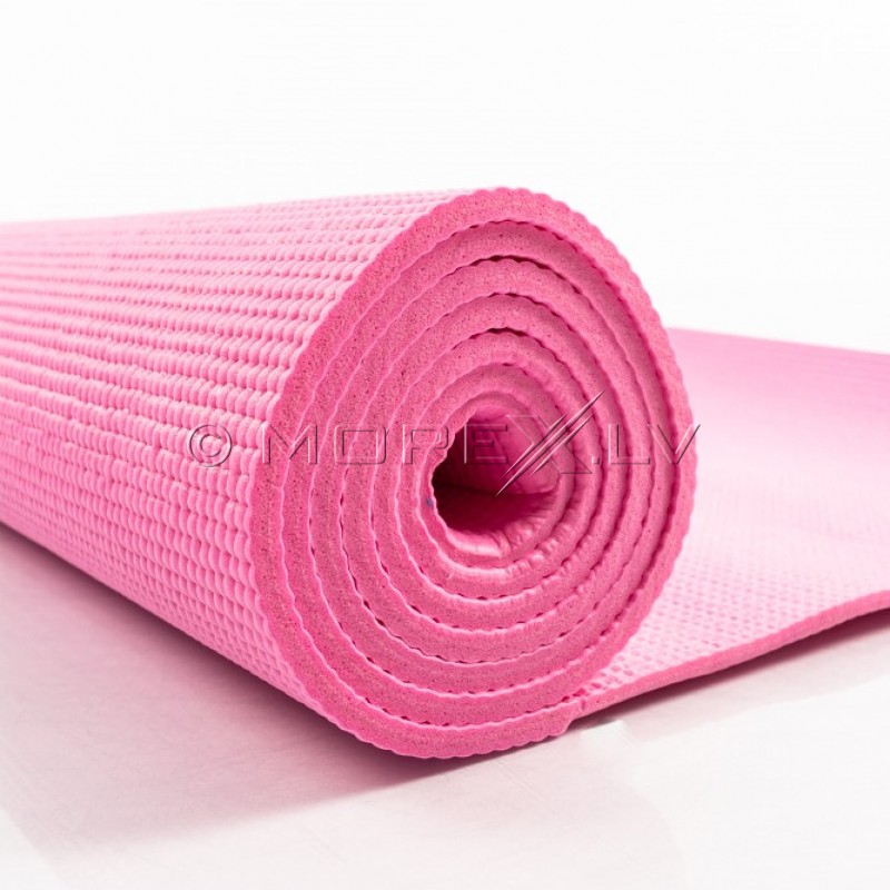 Joogatreening pilates fitness mat 173х61х0.5 cm roosa