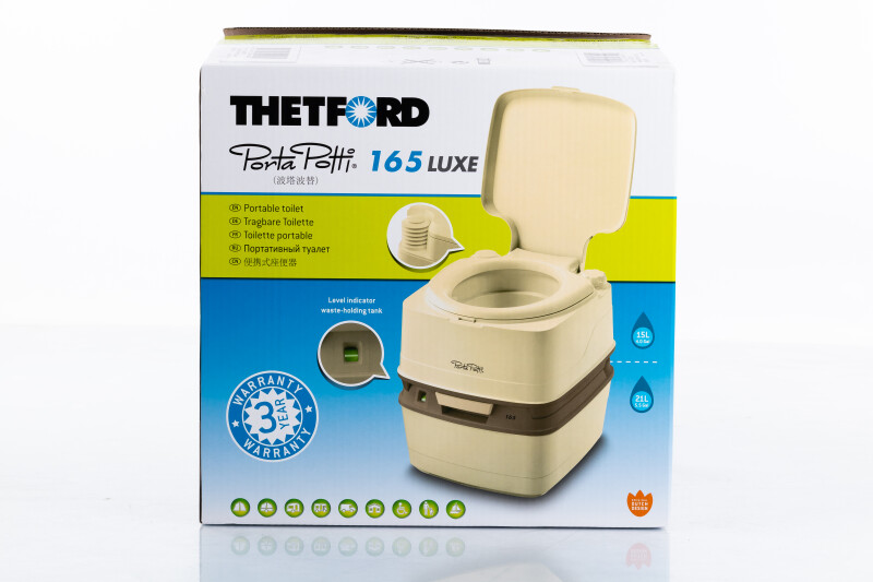 Thetford Porta Potti Qube 165 LUXE biotualete ar indikatoru