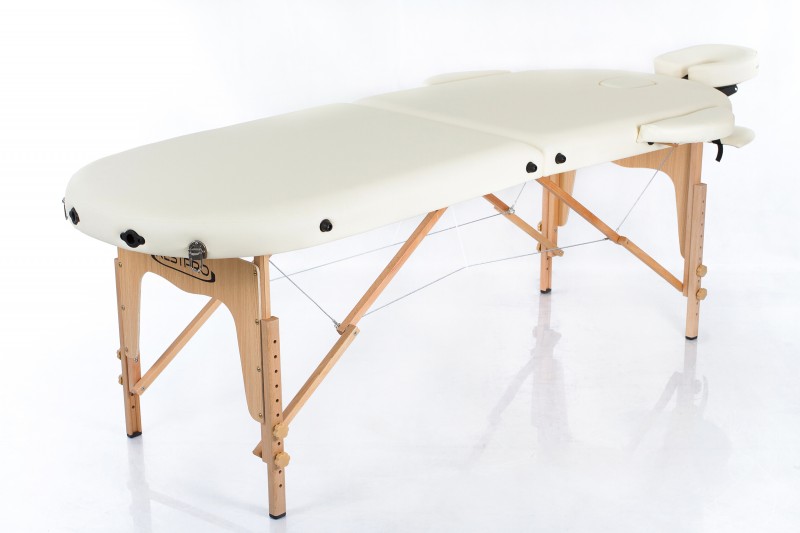 Massage Table + Massage Bolsters RESTPRO® Classic Oval 2 Cream