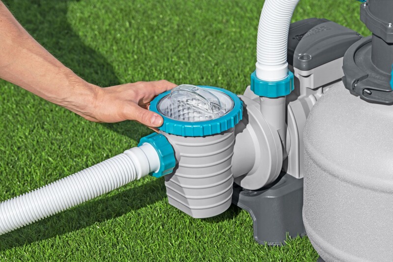 Bestway 58499 baseinu smilšu filtrs un sūknis 8327 L, tvertne 20 kg