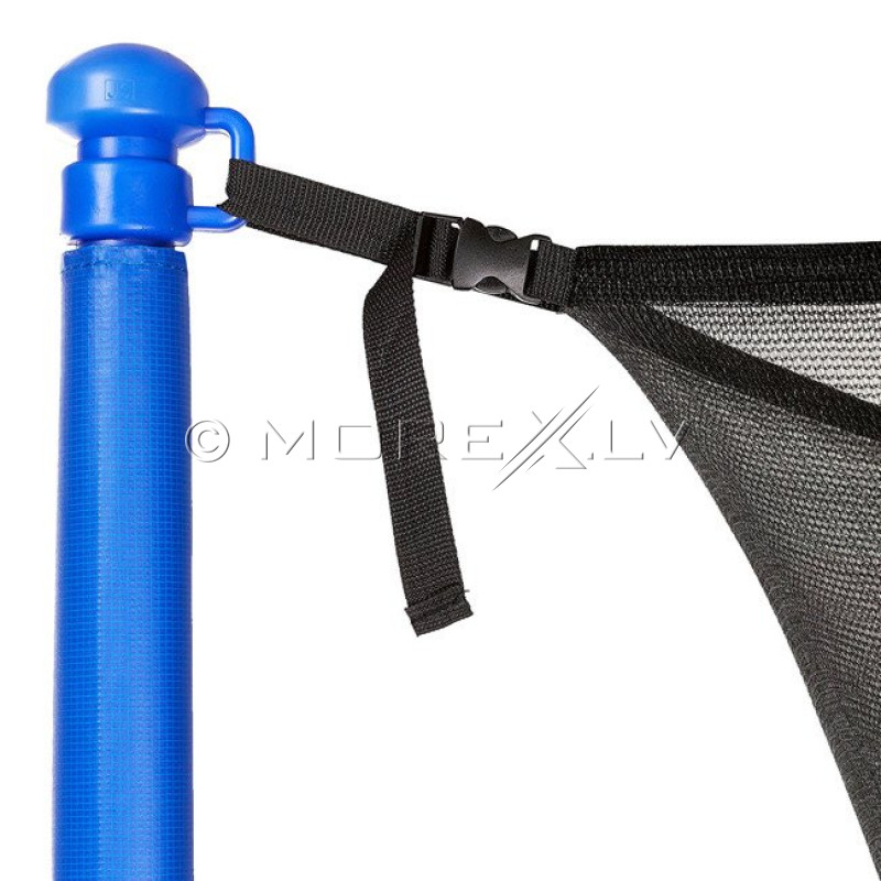 Trampoline safety net holder pole cap