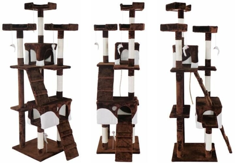 Cat House 170 cm, brown