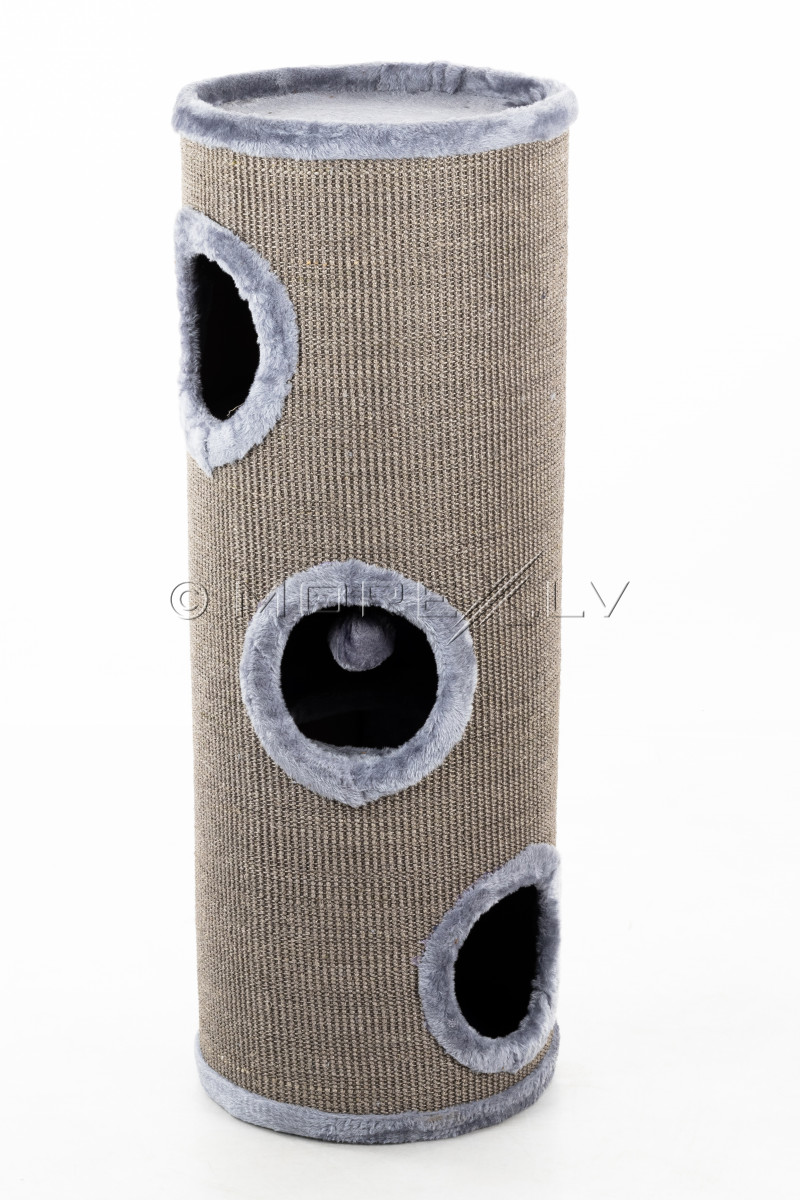 Cat house nail scratcher CAT005P-3, 100 cm, grey