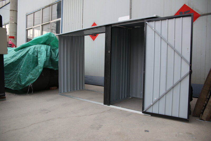 Металлический садовый хозблок (сарай),249x103x160 см