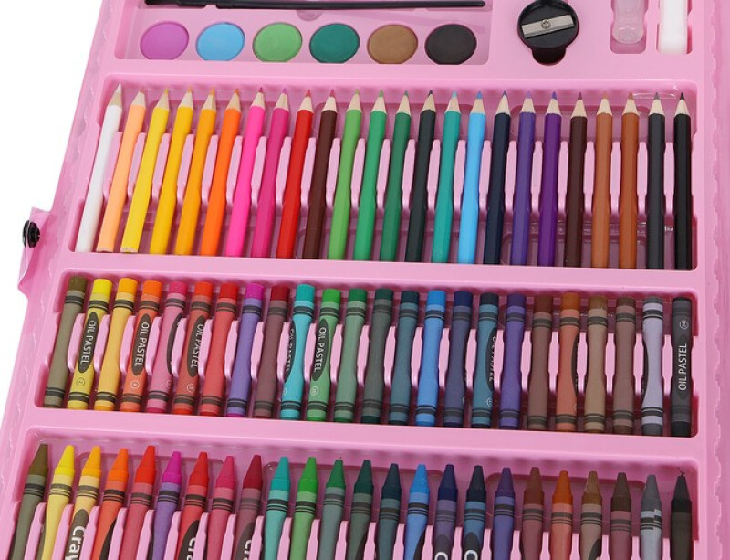 Artistic Painting Set 168pcs + Pink Suitcase