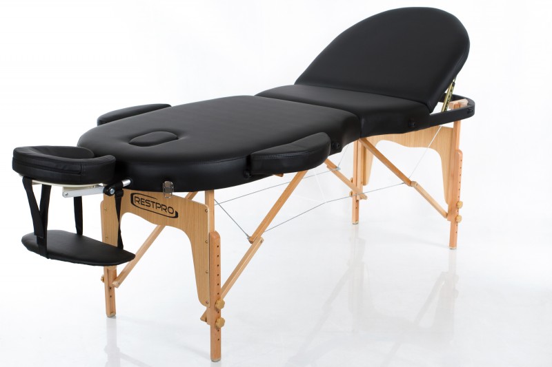 Portable Massage Table RESTPRO® VIP OVAL 3 Black