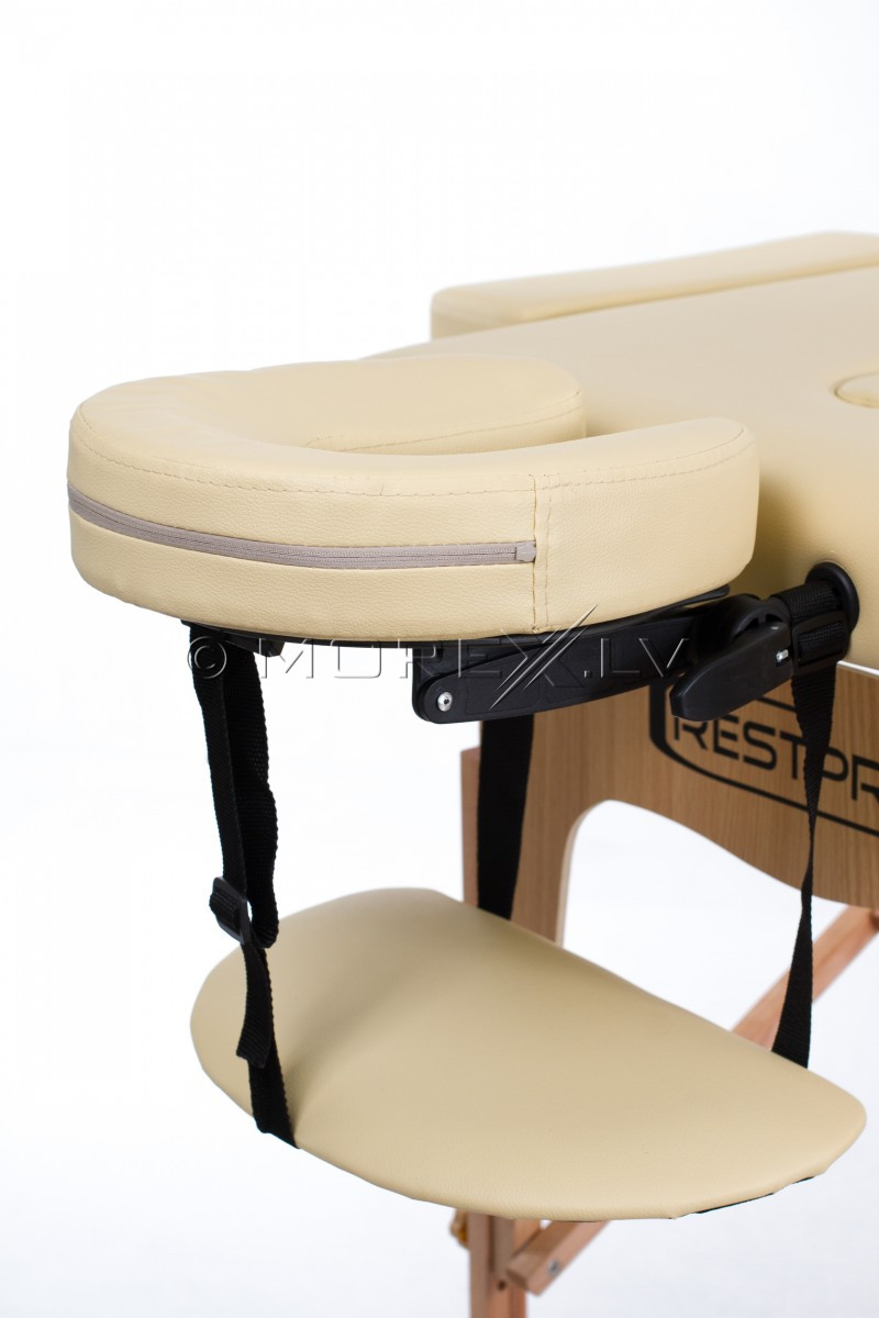 Massage Table + Massage Bolsters RESTPRO® ALU 2 S Cream