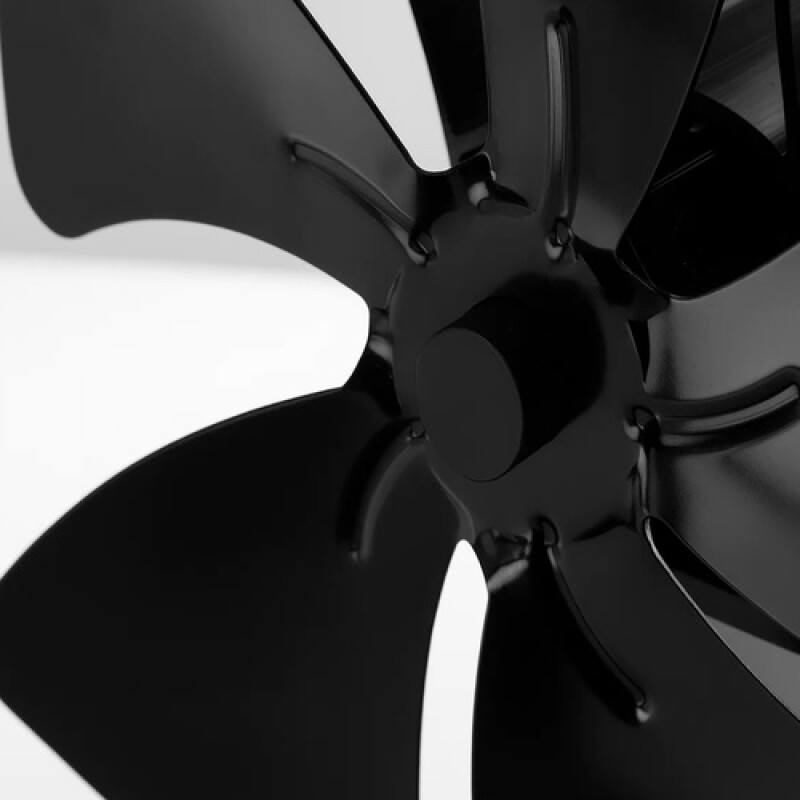 Kamīna ventilators ar 5-asmeņiem