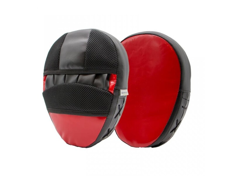 Paired Boxing Paws, black/red