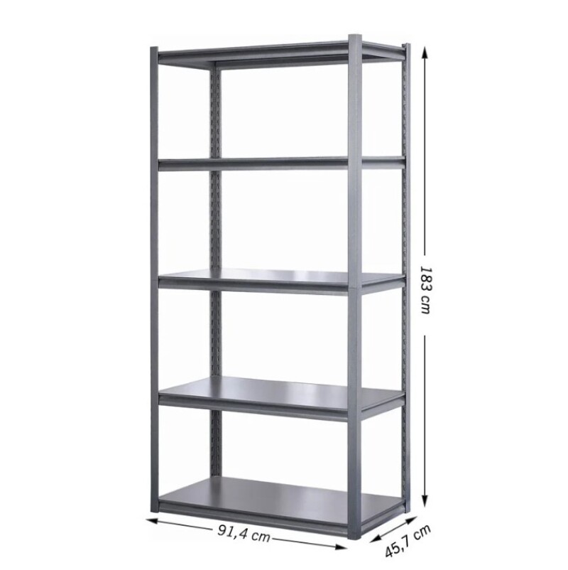 5-level storage rack Haushalt 183x91,4x45,7 cm