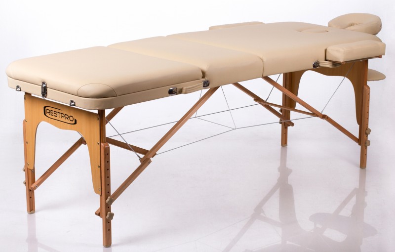 Portable Massage Table RESTPRO® Memory 3 Beige