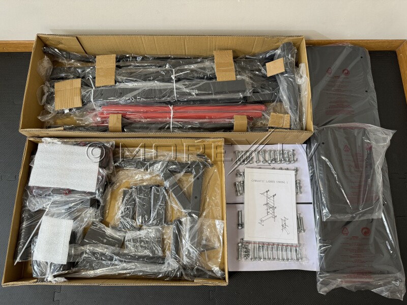 Спортивный комплекс шведская стенка STRONG-1 Red-Black - использовалась для одной фотосессии!