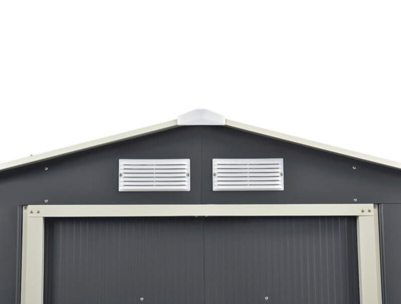 Metãla dārza mājiņa - šķūnis, 205x257x212 cm