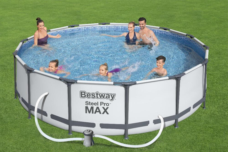 Frame pool Bestway Steel Pro Max Set 427x107 cm, with filter pump and accessories (56950)