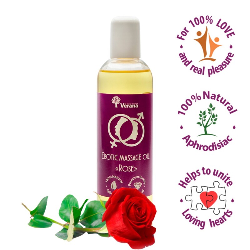 Erotic massage oil Verana, Rose 250 ml
