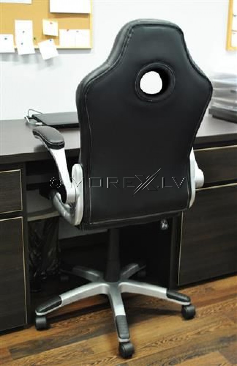 Žaidimų biuro kėdė su padėties funkcija juoda (00002738)