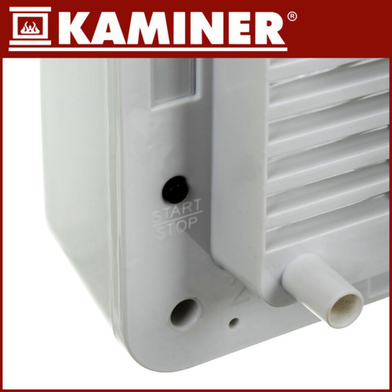 Wall-mounted electric heater 1000W / 2000W with timer, white