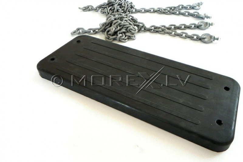 Rubber seat swing with chains КВТ Traditional 45x18cm