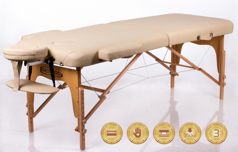 Portable Massage Table RESTPRO® Memory 2 Beige