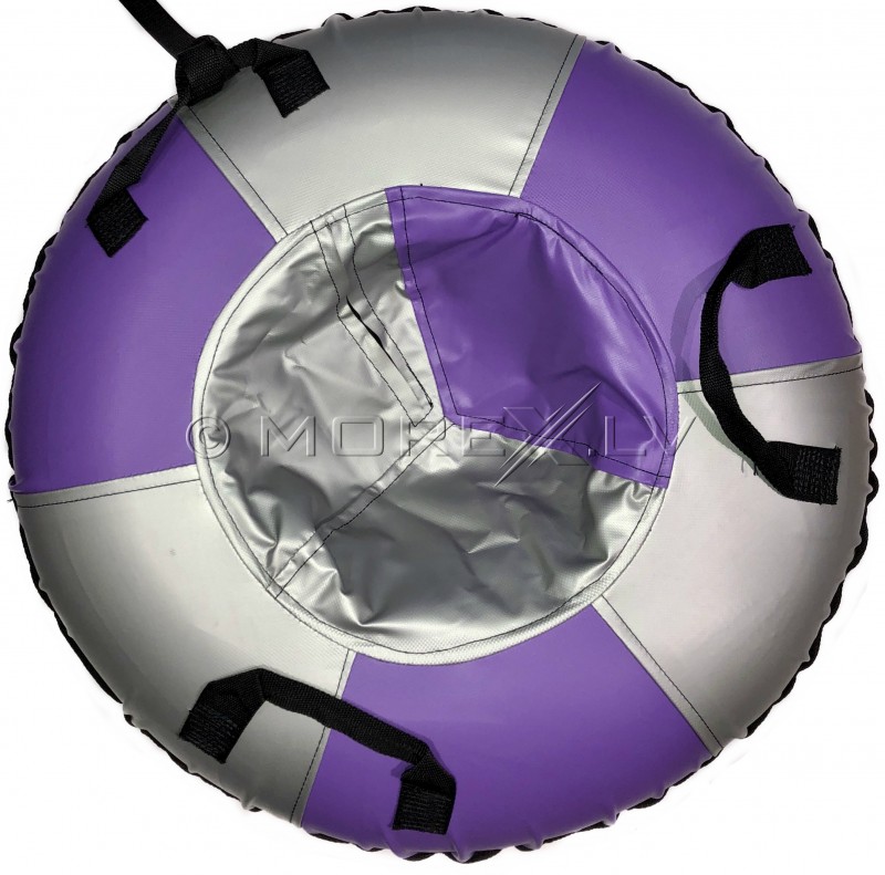 Inflatable Sled Snow Tube "Classic" (00195-95-Purple-Silver)
