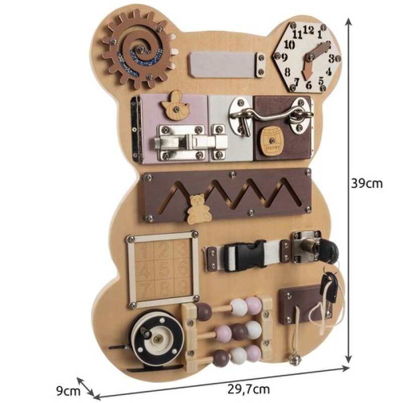 Manipulation activity board Montessori