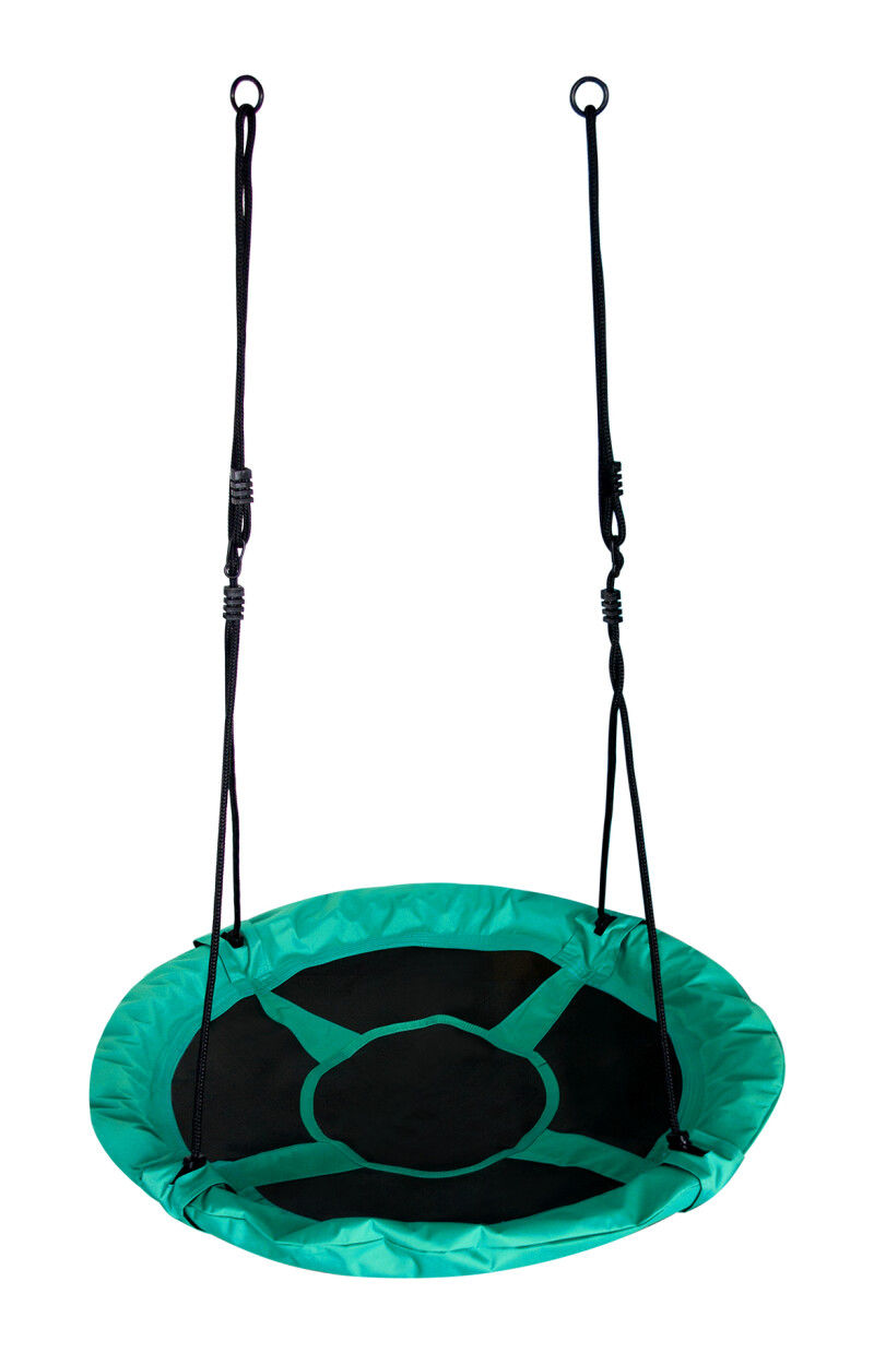 Swing Stork's nest NEST-3, Ø 120 cm, green-black