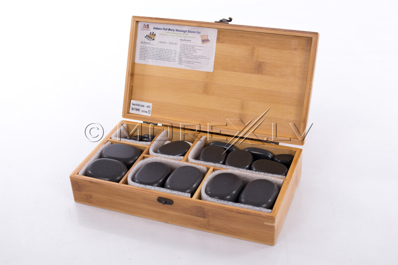 Set of 45 stones + stone heater 6 l + spoon