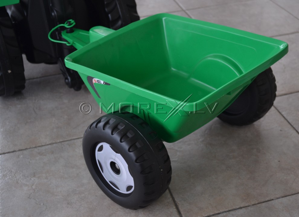 Childrens Tractor with trailer - Smoby Green (toy)