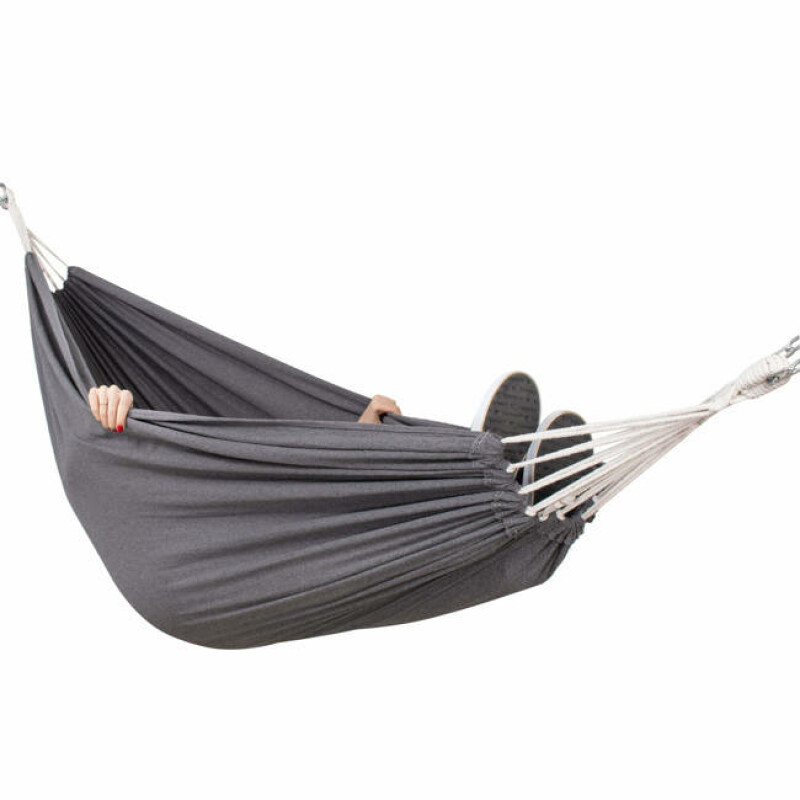 Hammock-garden swing 200x150 cm, dark gray