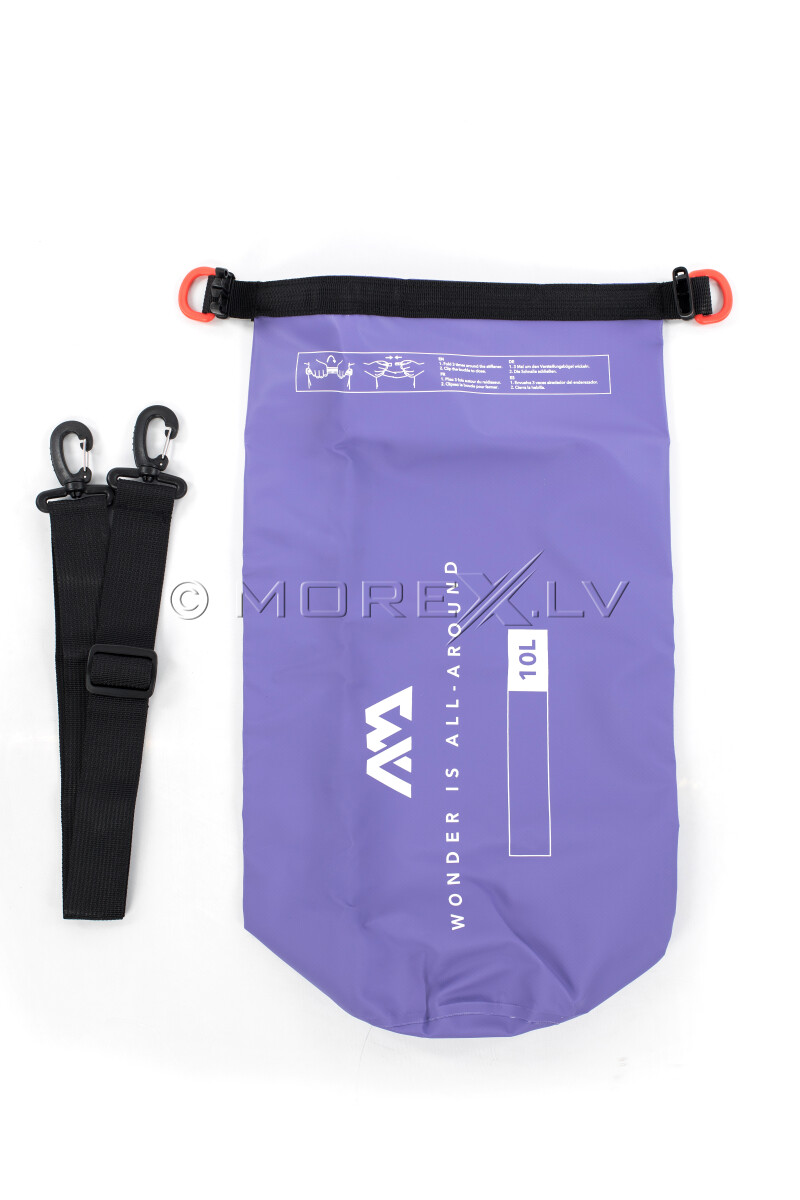 Ūdensnecaurlaidīga soma Aqua Marina Dry bag 10L Purple