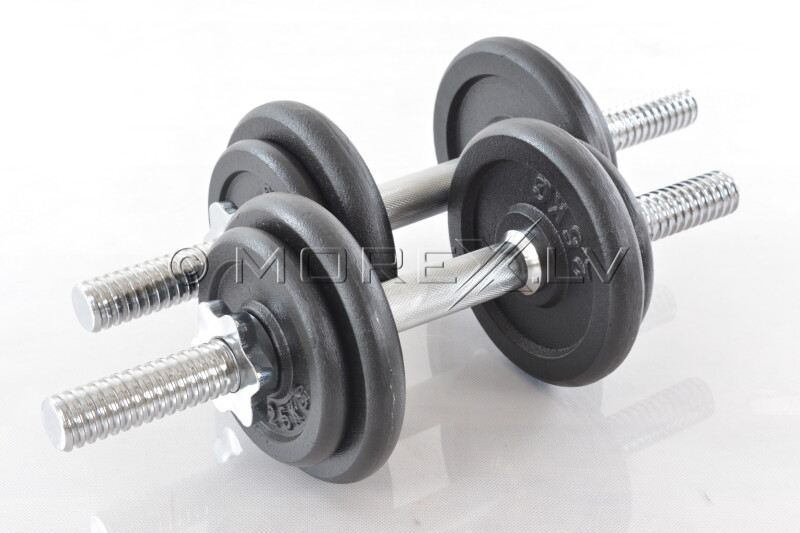 Metal Dumbell Set 2 x 10 kg