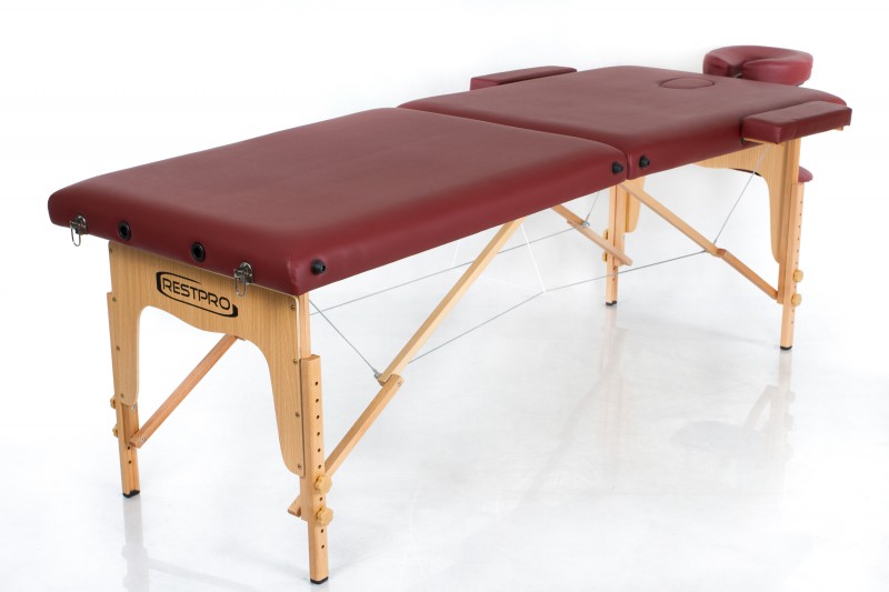 Massage Table + Massage Bolsters RESTPRO® Classic-2 Wine Red