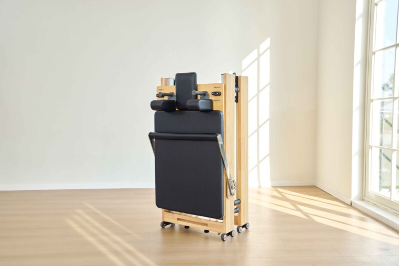 Foldable Solid Wood Pilates Reformer 60R