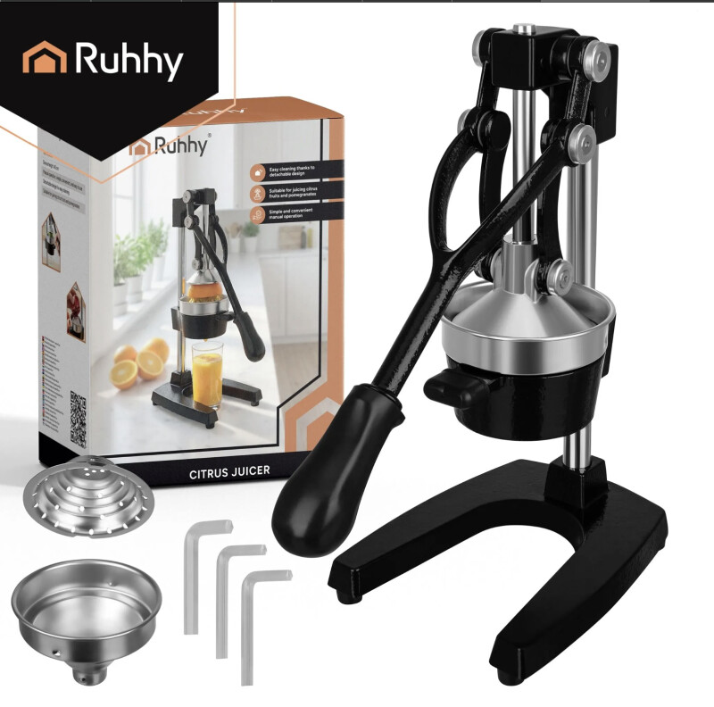 Manual citrus squeezer