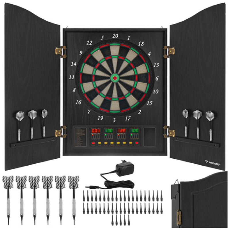 Wooden Electronic Darts Board
