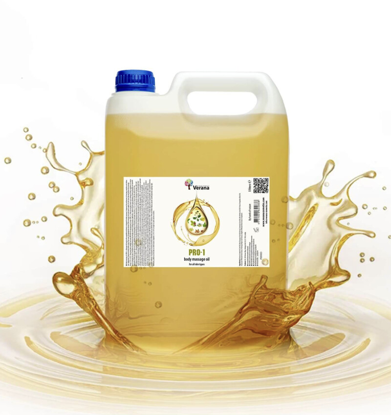 Body massage oil Verana Professional PRO-1, 5 liter (without aroma)