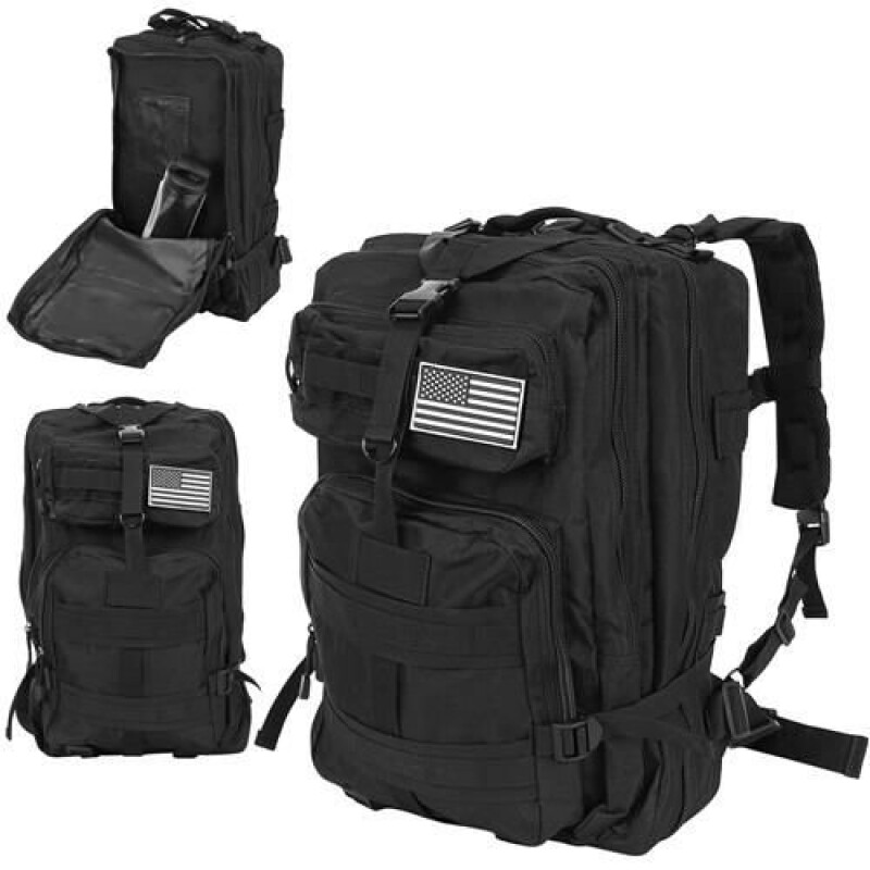 Military backpack 35L, black