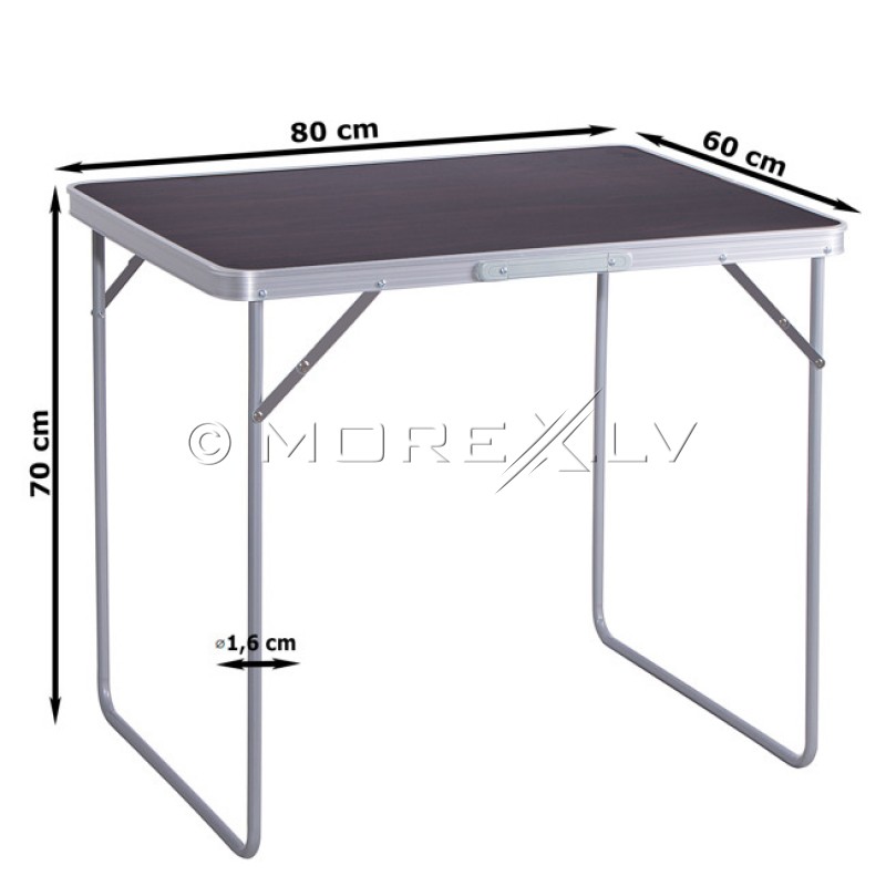 Fold-In-Half Table - Spartan 80x60cm