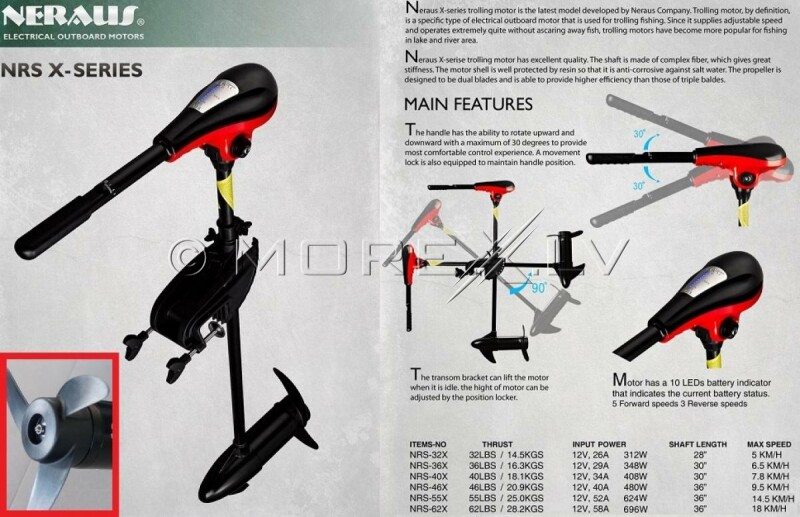 Electric boat motor NERAUS 55x