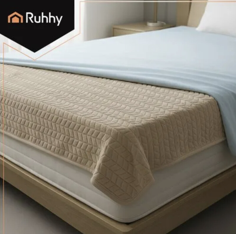 Electric Heated Blanket with 10 modes, 180x130cm, beige