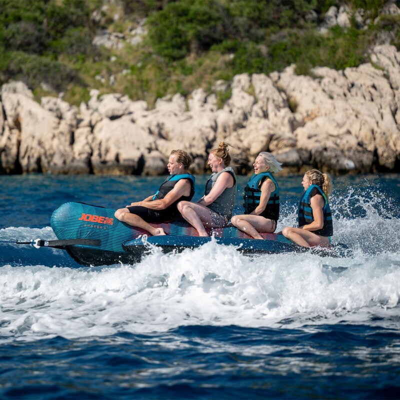 Piepūšams velkamais ūdens pūslis Jobe Chaser 4P zils, 326x110x53 cm