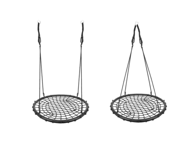 Šūpoles Stārķa ligzda Ø 100 cm, melnas