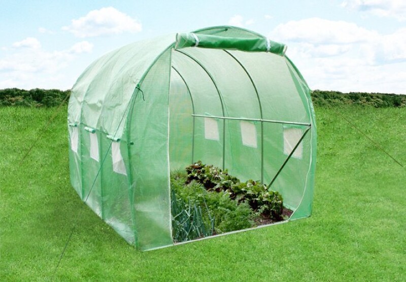 Arch Plastic Film Greenhouse 4 m² (2x2m)