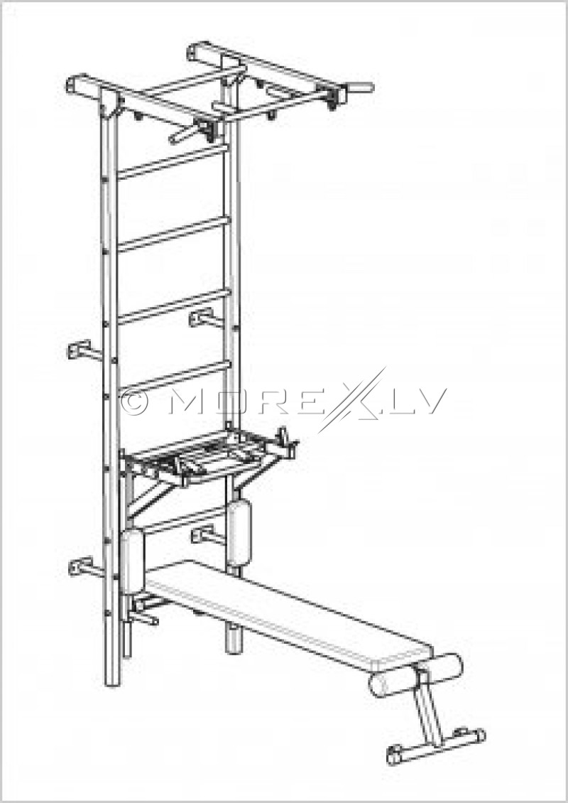 Sporta komplekss Pioner-MCK-2 ar solu