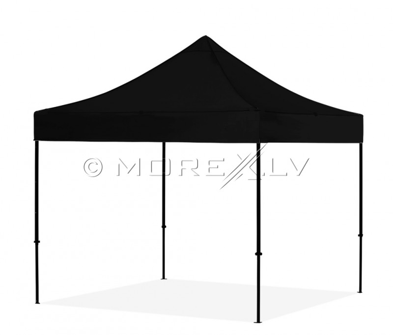 Canopy roof cover 2.92 x 2.92 m (black colour, fabric density 160 g/m2)