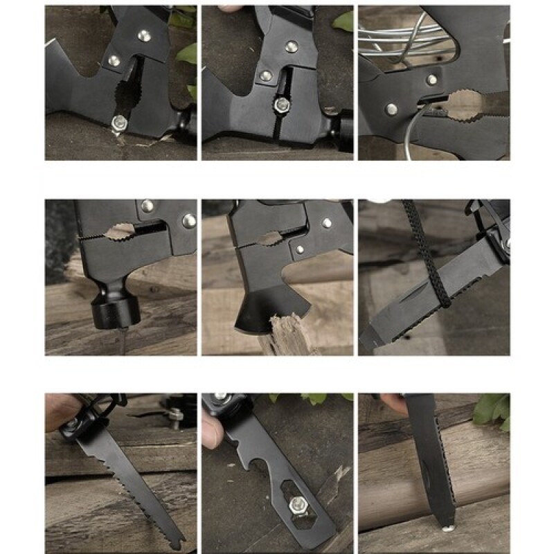 Tactical axe, 17in1 multi-tool