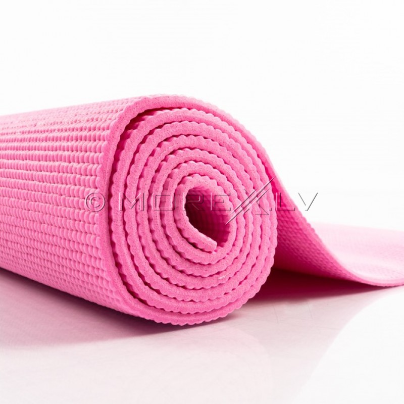 Yoga pilates exercise sport mat 173х61х0.5 cm pink