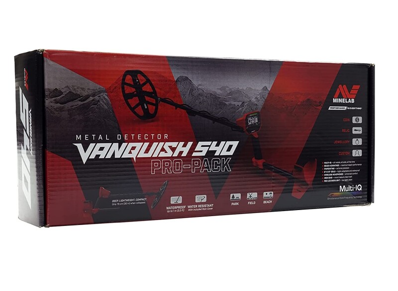 Металлодетектор Minelab Vanquish 540 Pro-Pack + ПОДАРКИ: PRO-FIND 20, СУМКА