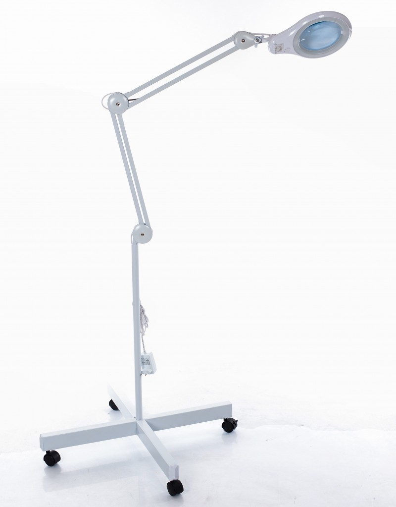 Лампа-лупа для косметолога, мастера по педикюру 9003LED5D-FS